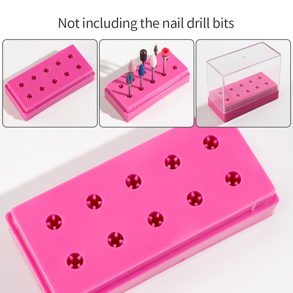 7 /10 Holes Nail Art Bit Stora - Nail Tech Accessories ulasan dan harga