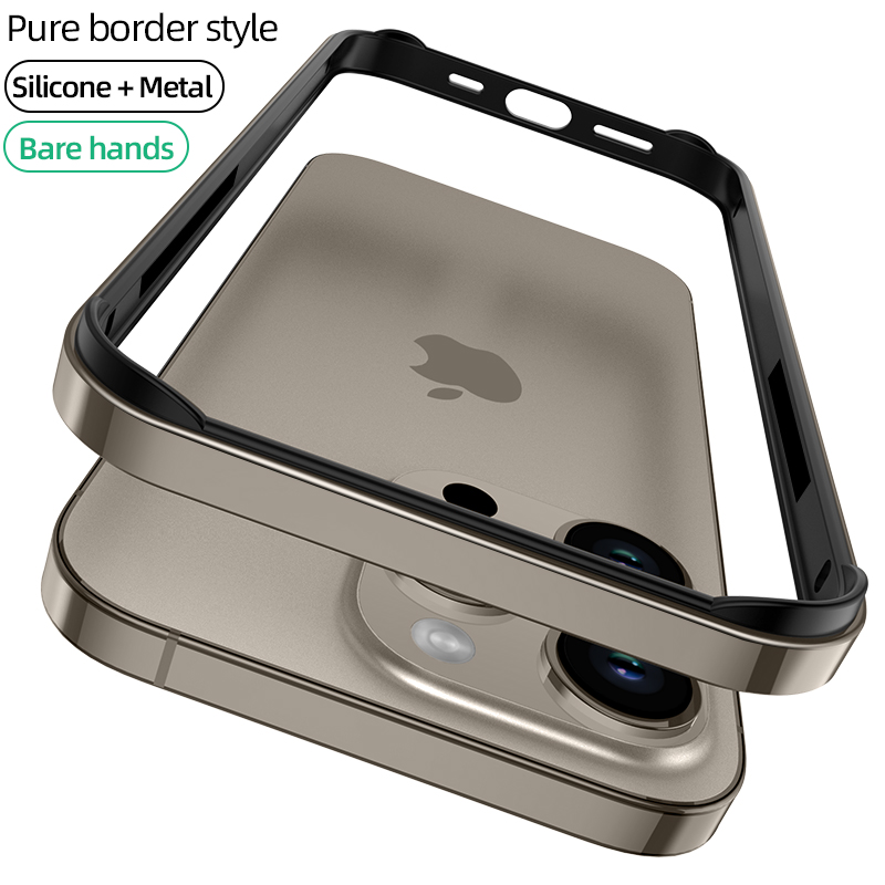 Natural Titanium Gray Bumper C - Tech Accessories Iphone ulasan dan harga