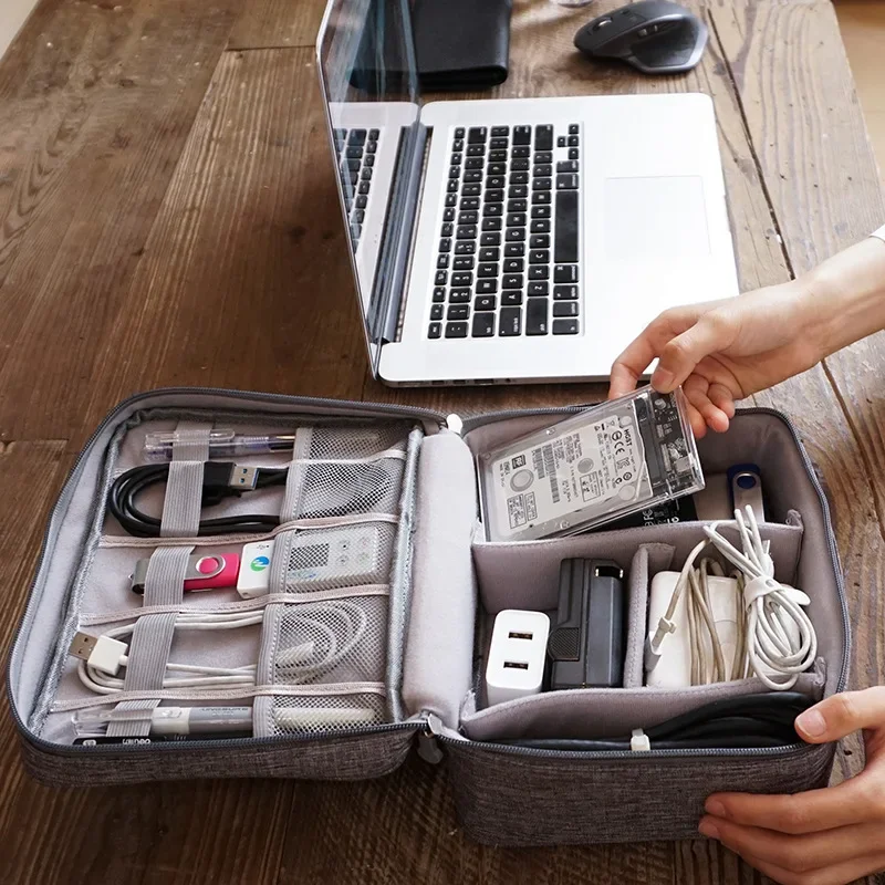 Portable Tech Organizer Case f - Tech Accessories Types ulasan dan harga