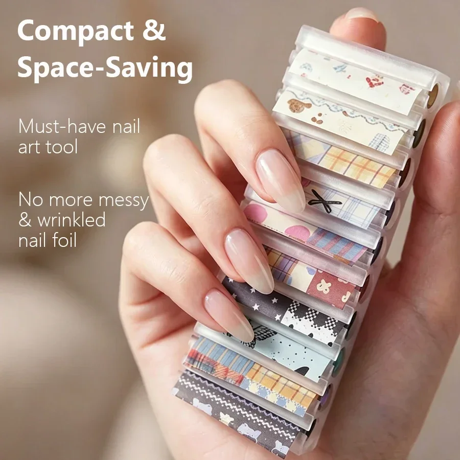 Portable 10-Grid Nail Starry F - Nail Tech Accessories ulasan dan harga