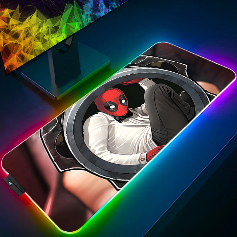 LED Mouse Pad Gaming Backlight - Tech Accessories Desk ulasan dan harga