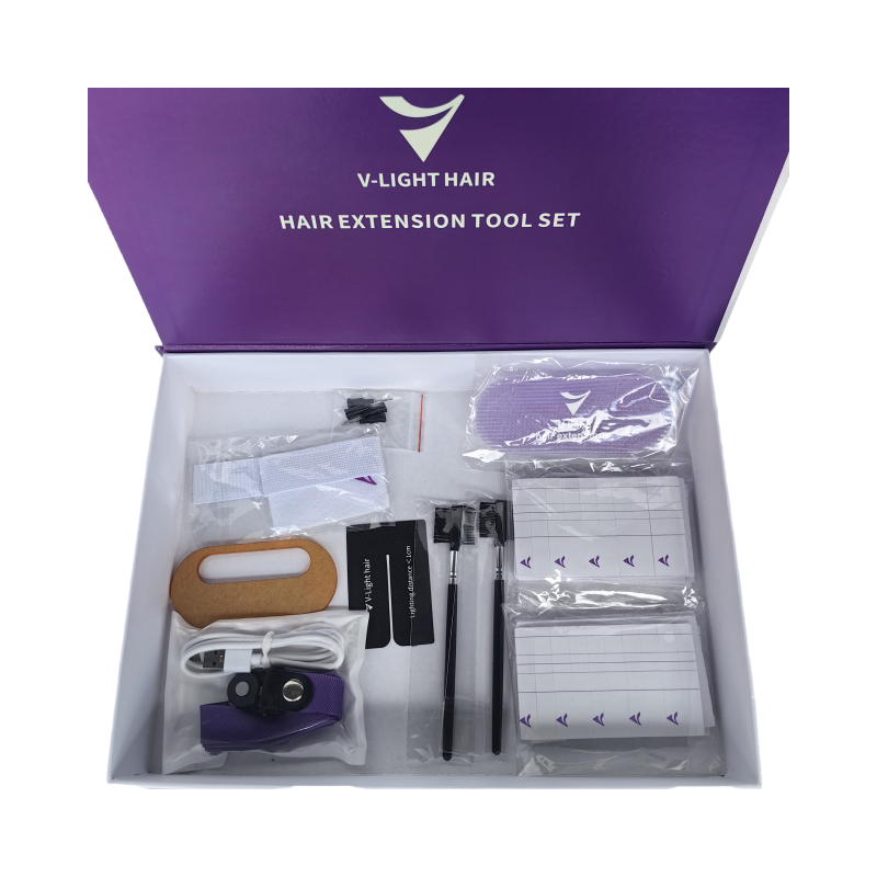 Black V-Light Seamless Hair Ex - Tech Accessories Uk ulasan dan harga