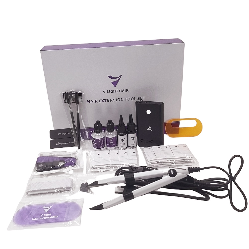 Black V-Light Seamless Hair Ex - Tech Accessories Uk ulasan dan harga