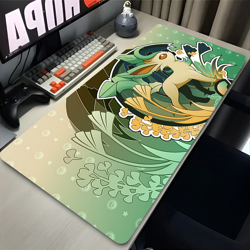 Mouse Pad Gamer P-pokemon Leaf - Tech Accessories Desk ulasan dan harga