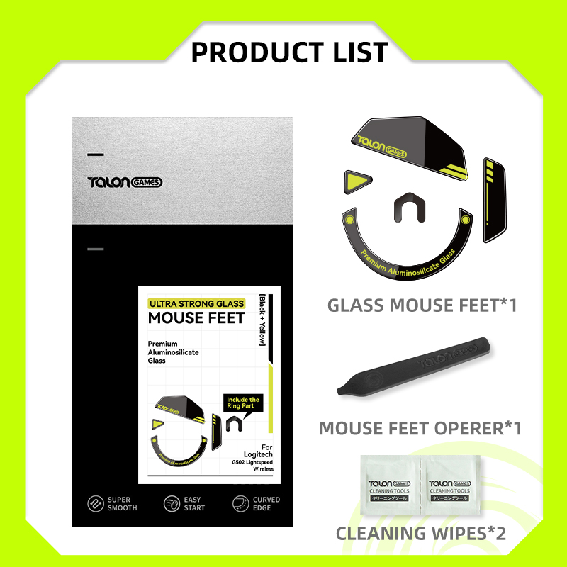 TALONGAMES Glass Mouse Skates  - Logitech Mouse G502 ulasan dan harga