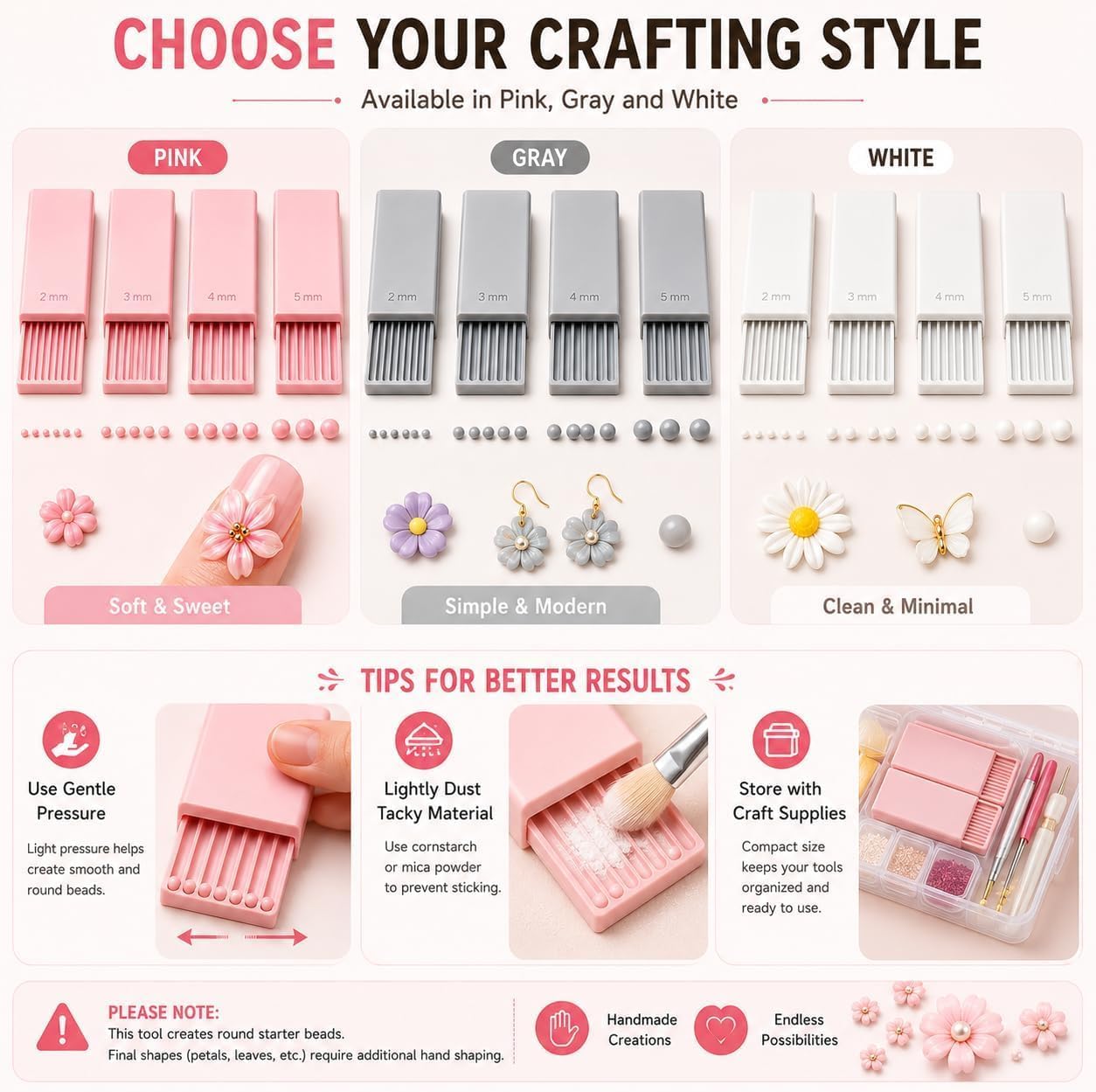 4PCS 3D Print Clay Gel Ball Ma - Nail Tech Accessories ulasan dan harga