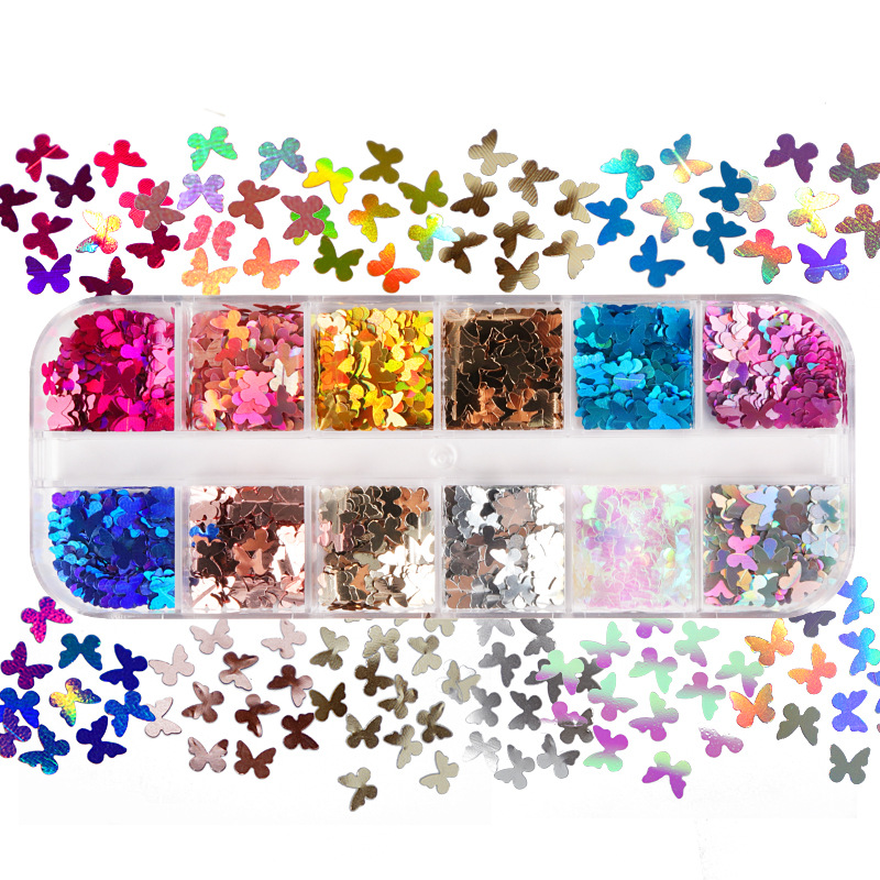 Mix Color Fluorescent Butterfl - Tech Accessories ulasan dan harga