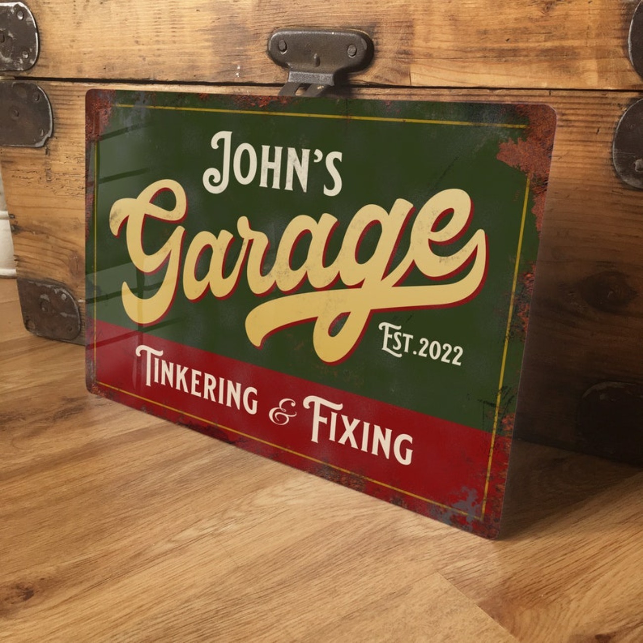 Custom Personalised Garage Met - Tech Accessories ulasan dan harga