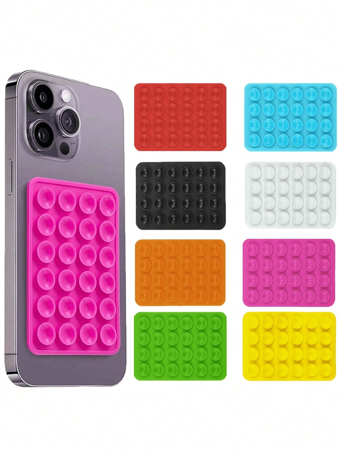 Silicone Suction Cup Square Ph - Tech Accessories Iphone ulasan dan harga