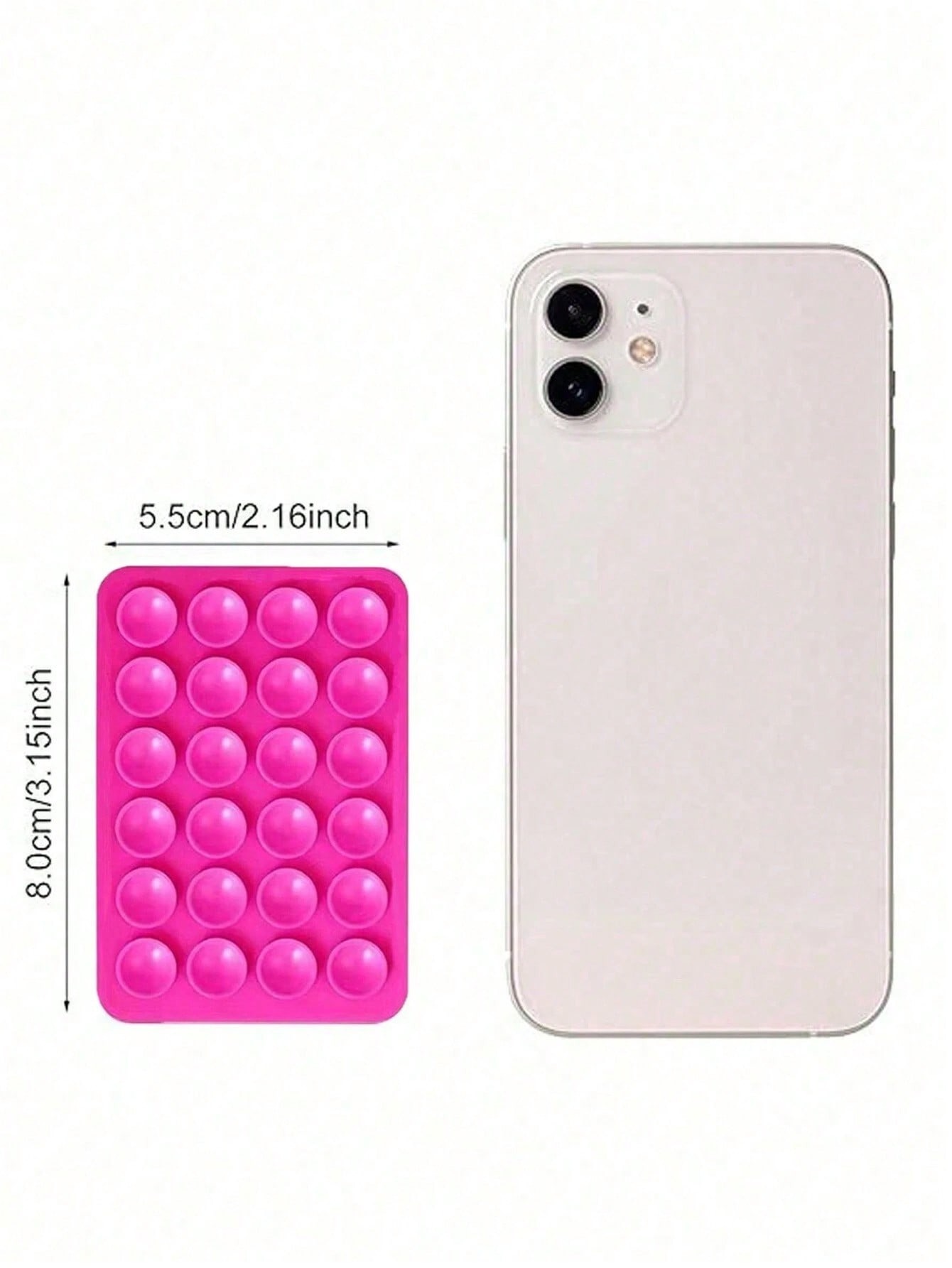 Silicone Suction Cup Square Ph - Tech Accessories Iphone ulasan dan harga